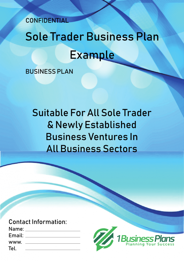 Sole Trader Example Page1 1 Business Plans Professional Business Plan Writers 4225