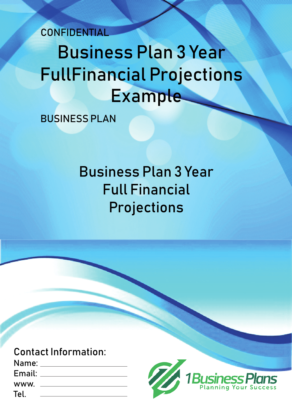3 year financial projections example