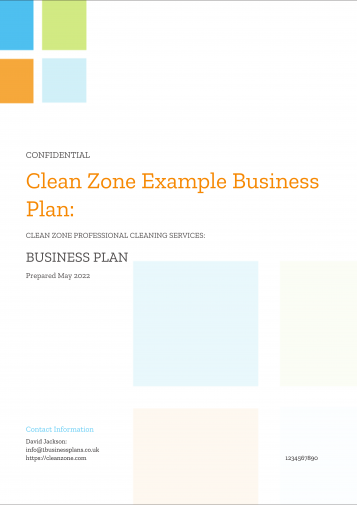 Cleaning Franchise Free Business Plan Example