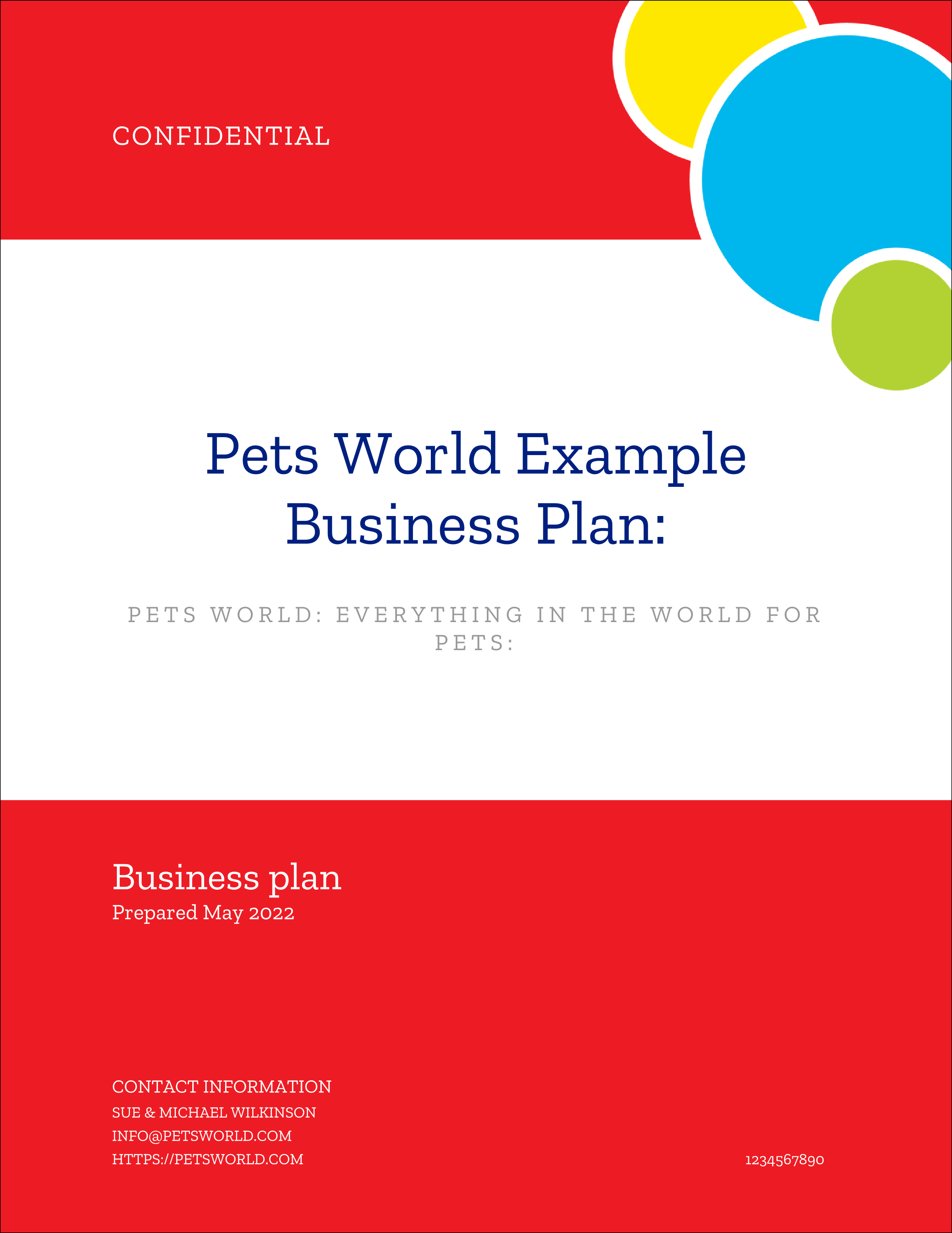 Pets Franchise Free Example Business Plan